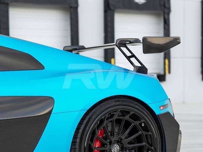 Audi R8 4S Facelift Carbon Fiber Rear Wing 2019+ audir812 thumbnail 4