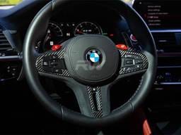 BMW G22 G29 G42 CF Alcantara Steering Wheel Trim bmwg2209