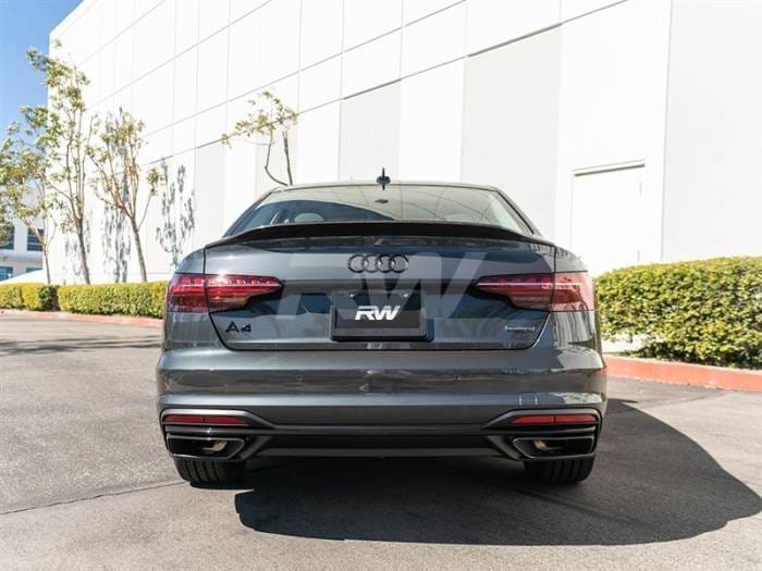 Audi B9 A4 S4 Carbon Fiber Trunk Spoiler audis401 thumbnail 2