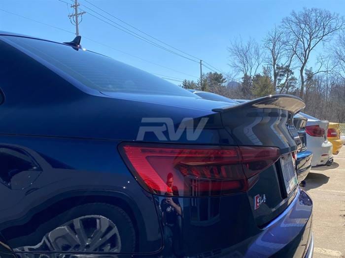 Audi B9 A4 S4 Carbon Fiber Trunk Spoiler audis401 thumbnail 4