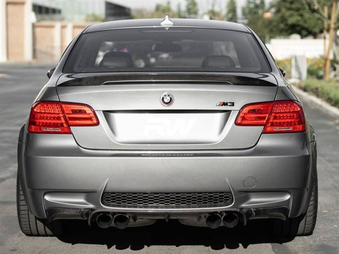BMW E92 M3 1x1 Carbon Fiber Perf Style Trunk Spoiler bmwe92044 thumbnail 2