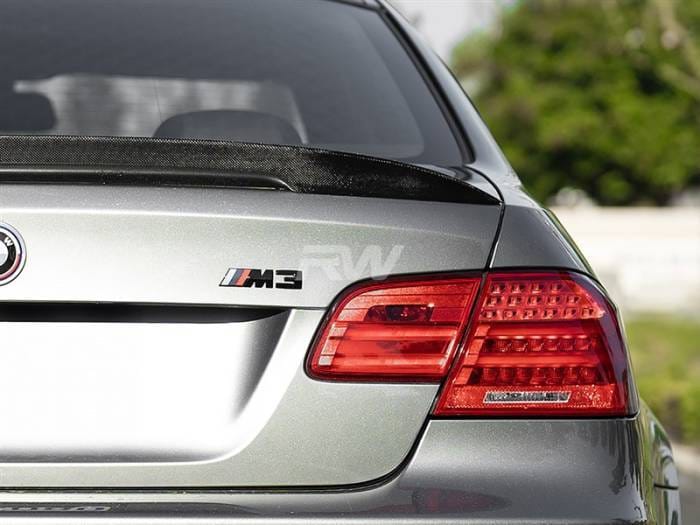 BMW E92 M3 1x1 Carbon Fiber Perf Style Trunk Spoiler bmwe92044 thumbnail 4