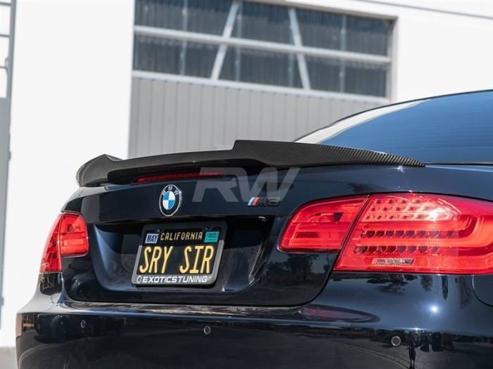 BMW E93 M4 Style Carbon Fiber Trunk Spoiler bmwe9xm336
