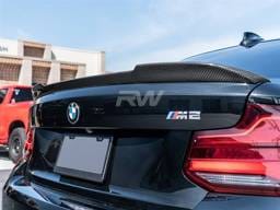 BMW F22 F87 CS Style Carbon Fiber Trunk Spoiler bmwf22019