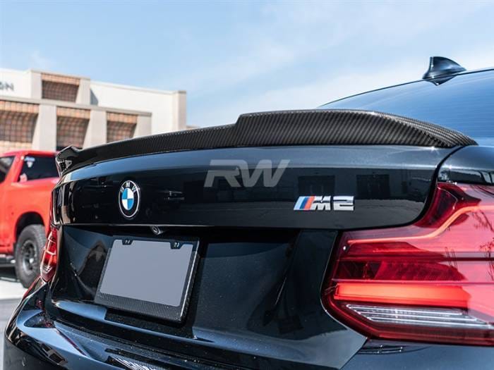 BMW F22 F87 CS Style Carbon Fiber Trunk Spoiler bmwf22019