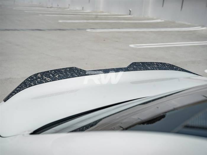 BMW G87 M2 G42 Forged Carbon Perf Style Trunk Spoiler bmwg87040 thumbnail 3