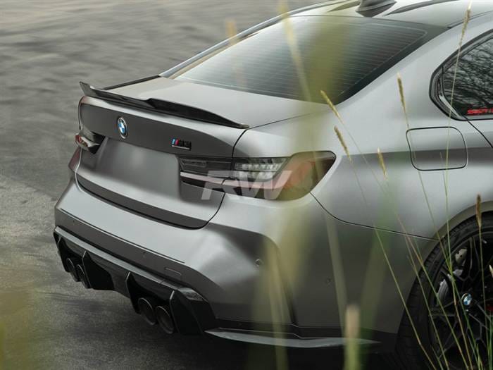 BMW G20/G80 RWS Carbon Fiber Trunk Spoiler bmwg20025 thumbnail 4