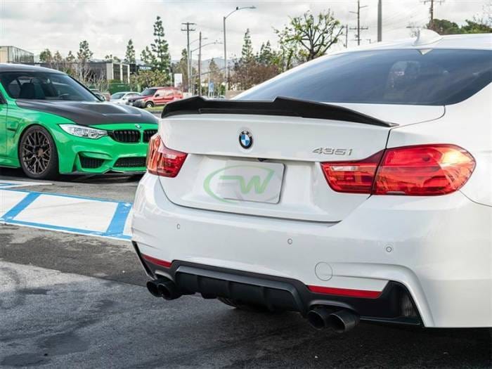 BMW F32 GTX Carbon Fiber Trunk Spoiler bmwf32033 thumbnail 3