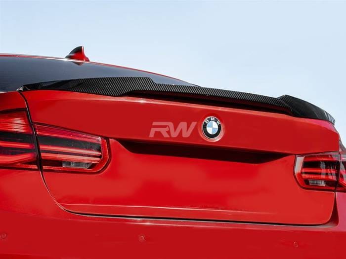 BMW F30 F80 M4 Style Carbon Fiber Trunk Spoiler bmwf30033