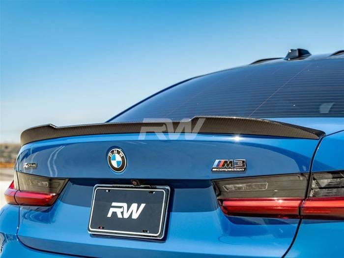 BMW G20 G80 CS Style Carbon Fiber Trunk Spoiler bmwg20001