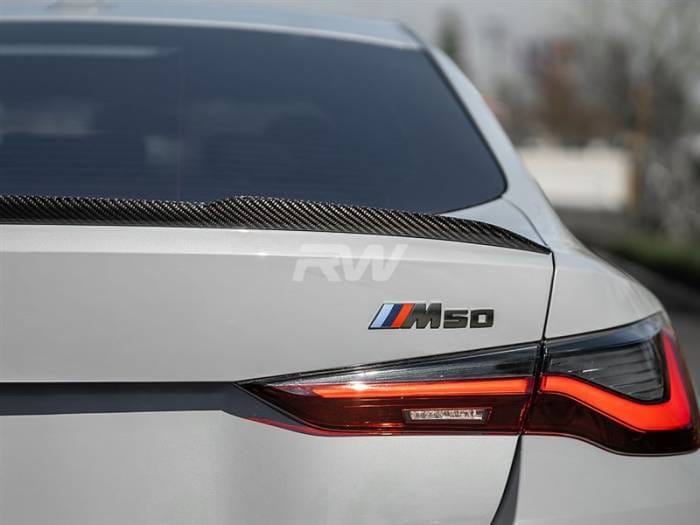 BMW G26 4-Series / i4 Carbon Fiber DTM Trunk Spoiler bmwg2601 thumbnail 5