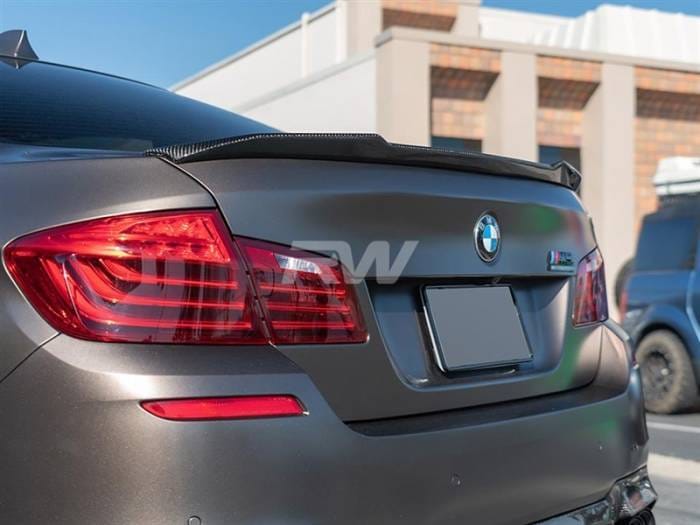 BMW F10 CS Style Carbon Fiber Trunk Spoiler bmwf10065