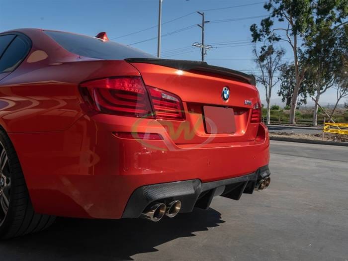 BMW F10 M4 Style Carbon Fiber Trunk Spoiler bmwf10063 thumbnail 2