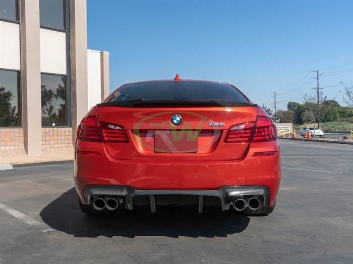 BMW F10 M4 Style Carbon Fiber Trunk Spoiler bmwf10063 thumbnail 3