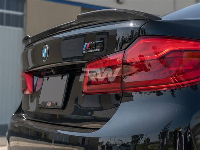 BMW G30 F90 CS Style Carbon Fiber Trunk Spoiler bmwf9011
