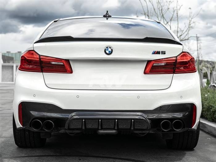 BMW G30 F90 CS Style Carbon Fiber Trunk Spoiler bmwf9011 thumbnail 2