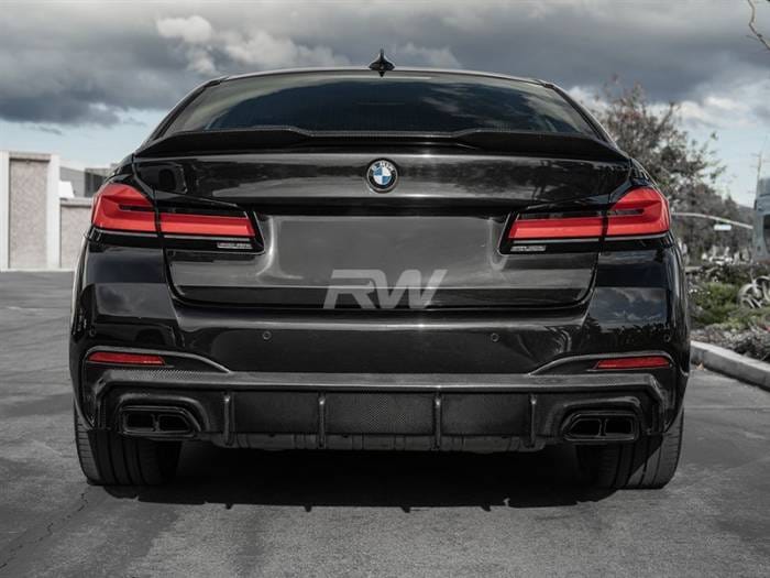 BMW G30 F90 Performance Style CF Trunk Spoiler bmwf9005 thumbnail 2