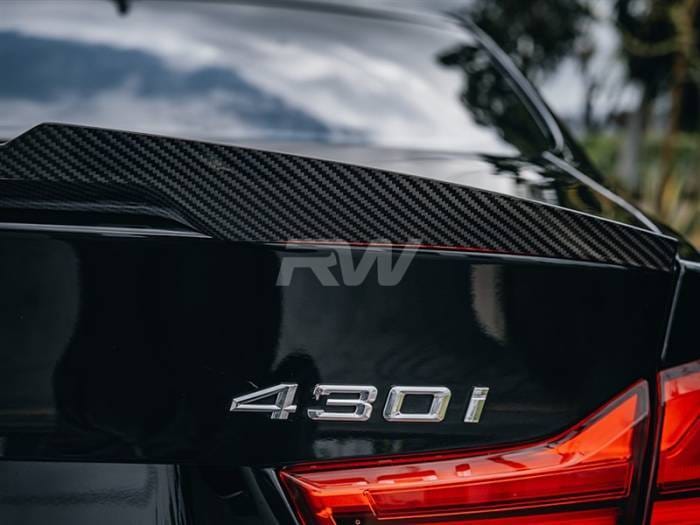 BMW F32 M4 Style Carbon Fiber Trunk Spoiler bmwf32021 thumbnail 3