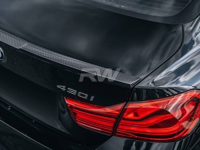 BMW F32 M4 Style Carbon Fiber Trunk Spoiler bmwf32021 thumbnail 4