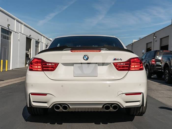 BMW F33 F83 M4 Style Carbon Fiber Trunk Spoiler bmwf8x063 thumbnail 2