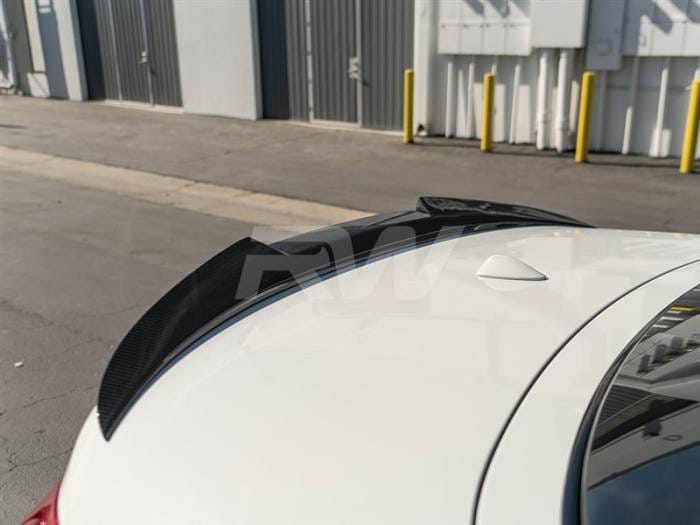BMW F33 F83 M4 Style Carbon Fiber Trunk Spoiler bmwf8x063 thumbnail 4