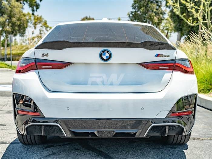 BMW G26 i4 Performance Style CF Trunk Spoiler bmwg2609 thumbnail 2