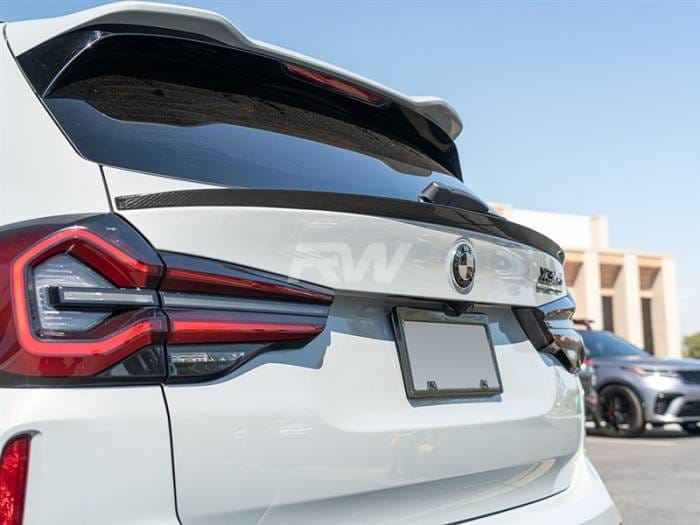 BMW G01 X3 F97 X3M RWS Carbon Fiber Mid Spoiler bmwf97004