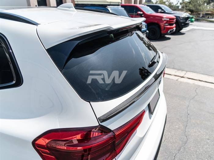 BMW G01 X3 F97 X3M RWS Carbon Fiber Mid Spoiler bmwf97004 thumbnail 3