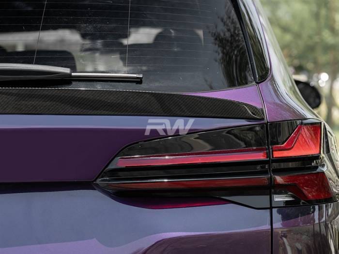 BMW F95 X5M G05 X5 RWS Carbon Fiber Mid Spoiler bmwf95017 thumbnail 4
