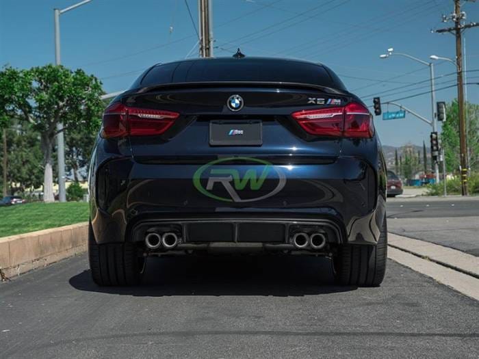 BMW F16 X6 F86 X6M Carbon Fiber Trunk Spoiler bmwf16001 thumbnail 5