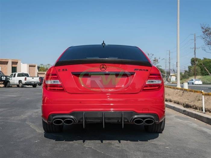 Mercedes W204 DTM Carbon Fiber Trunk Spoiler mercw20423 thumbnail 2