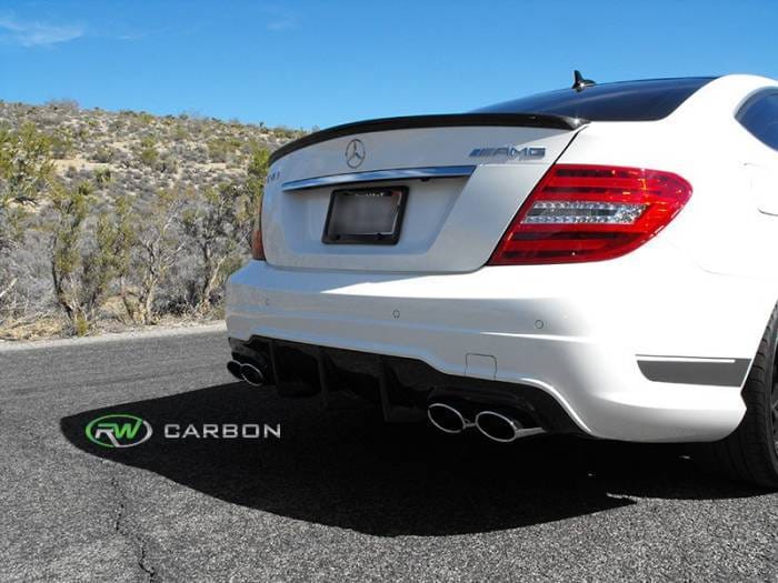 Mercedes W204 Coupe AMG Style CF Trunk Spoiler mercw20421 thumbnail 2