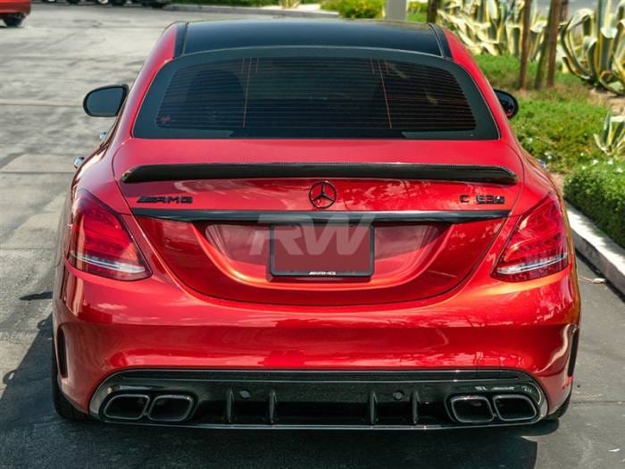 Mercedes W205 Sedan DTM Carbon Fiber Trunk Spoiler mercw20506 thumbnail 2