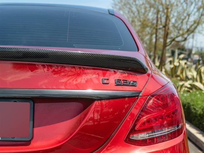 Mercedes W205 Sedan DTM Carbon Fiber Trunk Spoiler mercw20506 thumbnail 3