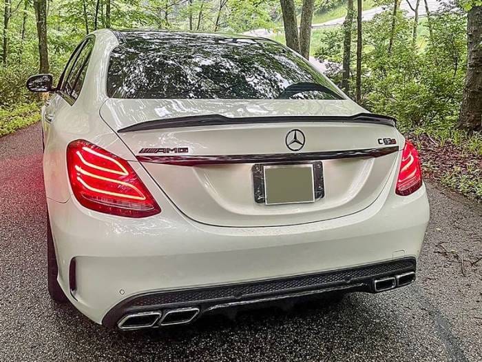 Mercedes W205 XR Carbon Fiber Trunk Spoiler mercw20524 thumbnail 2