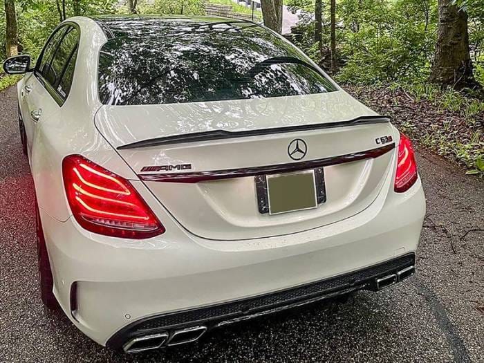 Mercedes W205 XR Carbon Fiber Trunk Spoiler mercw20524 thumbnail 3