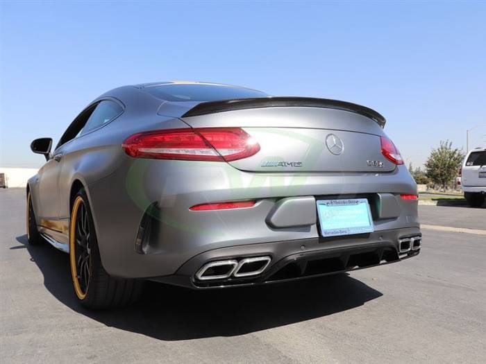 Mercedes W205 Coupe ED1 Style CF Trunk Spoiler mercw20522 thumbnail 3