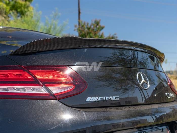 Mercedes W205 Coupe ED1 V2 Style CF Trunk Spoiler mercw20539 thumbnail 2