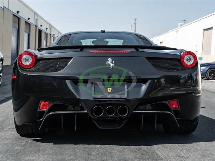 Ferrari 458 Carbon Fiber Rear Wing Ferrari458-02 thumbnail 3
