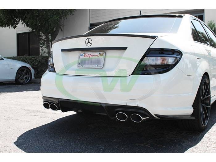 Mercedes W204 AMG Style Carbon Fiber Trunk Spoiler mercw20431 thumbnail 5