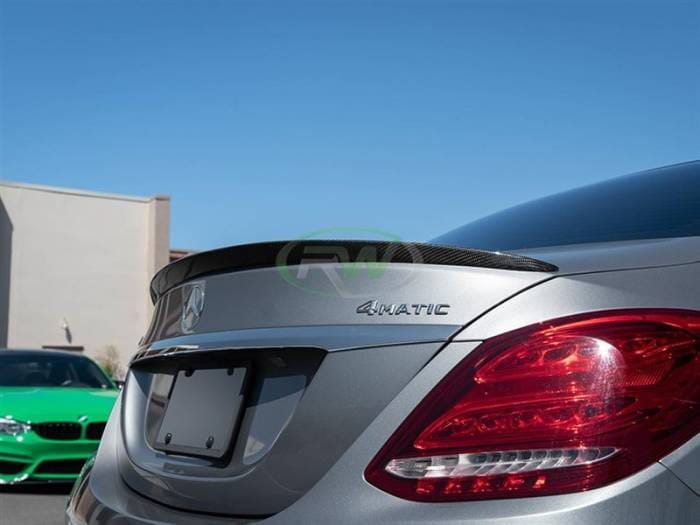 Mercedes W205 AMG Style Carbon Fiber Trunk Spoiler mercw20501