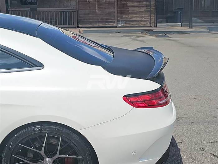 Mercedes C217 DTM Carbon Fiber Trunk Spoiler mercc217001 thumbnail 2