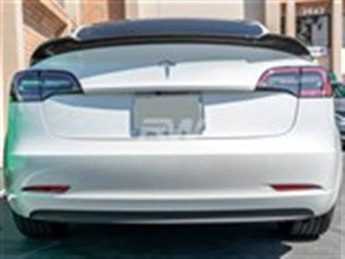 Tesla Model 3 Carbon Fiber DTM Trunk Spoiler tesla08 thumbnail 3