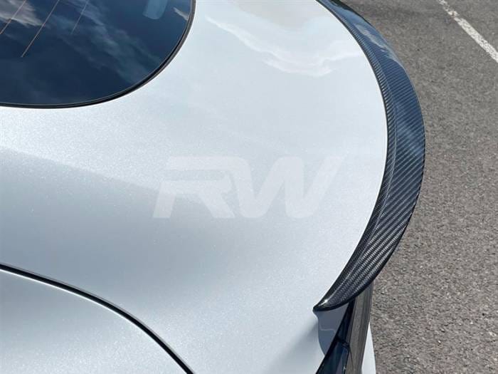 Tesla Model 3 Carbon Fiber Trunk Spoiler tesla09 thumbnail 2