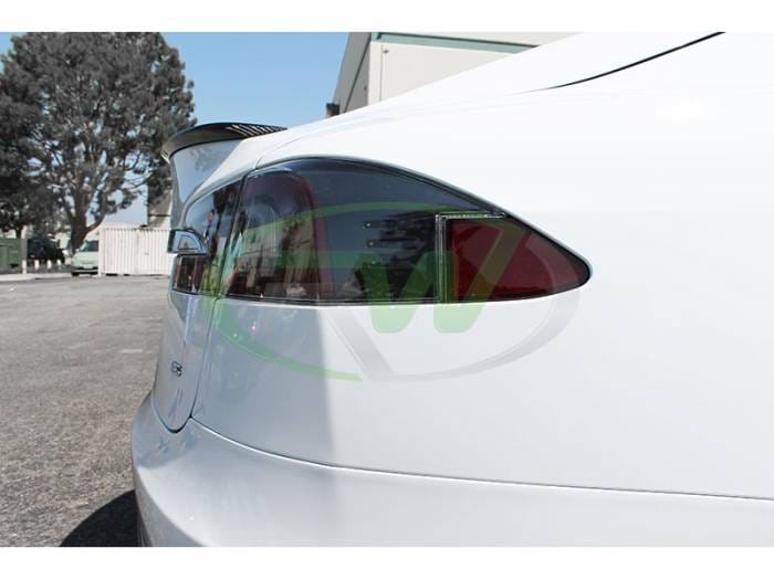 Tesla Model S Carbon Fiber Trunk Spoiler Tesla01 thumbnail 3