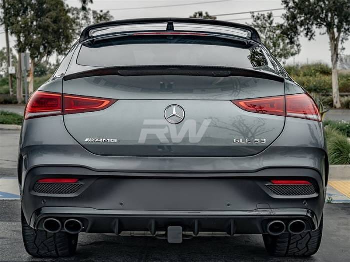 Mercedes W167 GLE Coupe Carbon Fiber Trunk Spoiler mercw16701 thumbnail 3