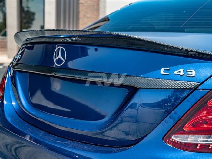 Mercedes W205 Sedan Carbon Fiber Trunk Trim Mercw20550