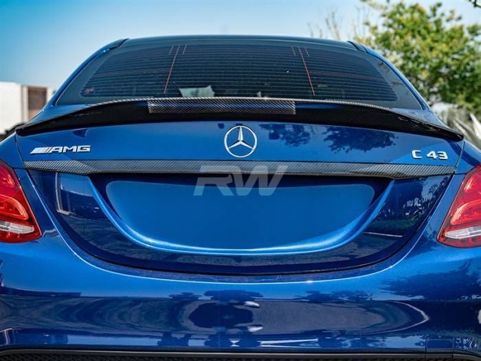 Mercedes W205 Sedan Carbon Fiber Trunk Trim Mercw20550 thumbnail 2