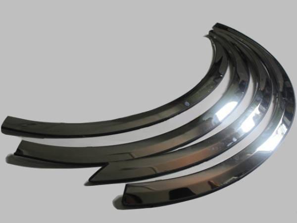 SILVERADO 4dr QAA Molded Stainless 4pcs Wheel Well Fender Trim WZ47181 thumbnail 3