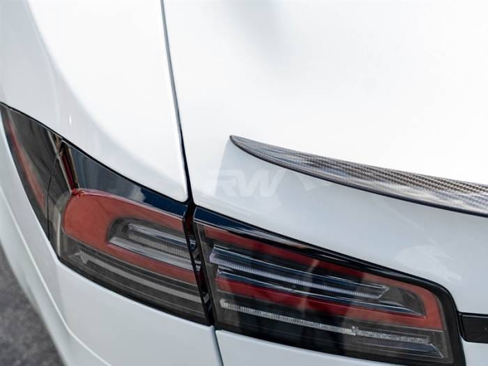 Tesla Model S / S Plaid Carbon Fiber Trunk Spoiler tesla025 thumbnail 5